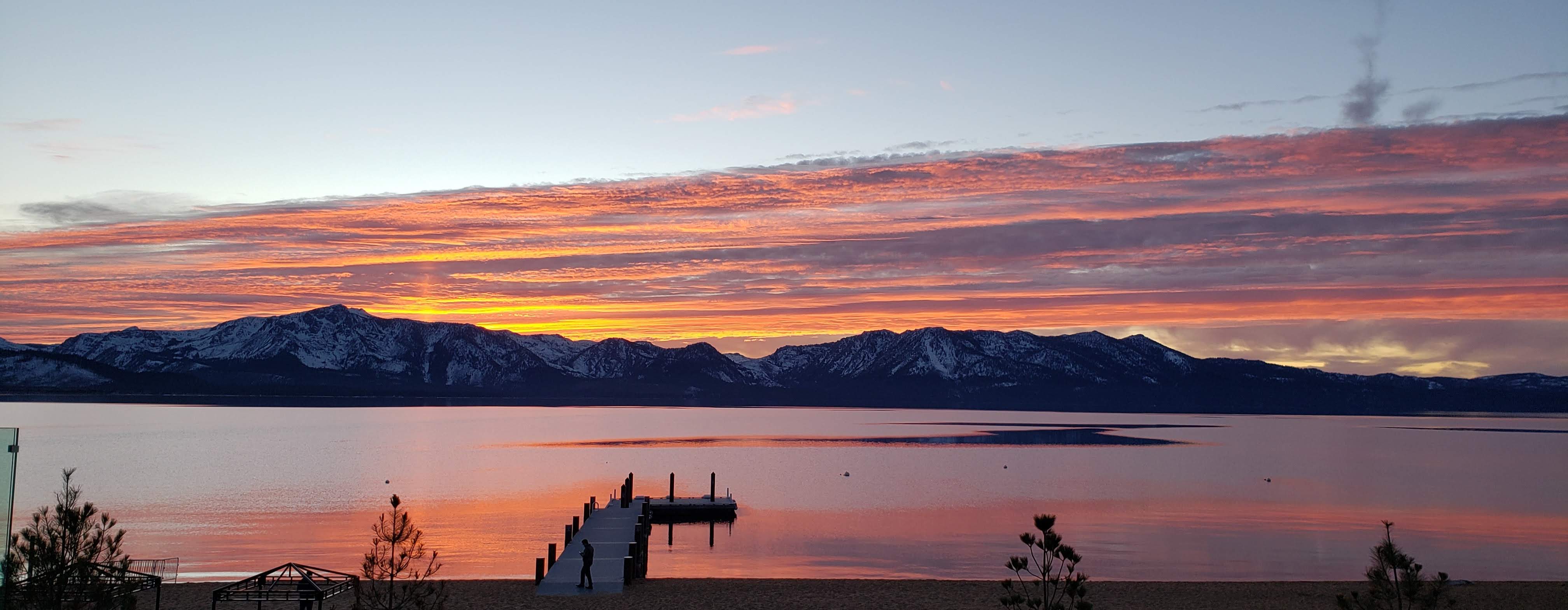 Lake Tahoe sunset 